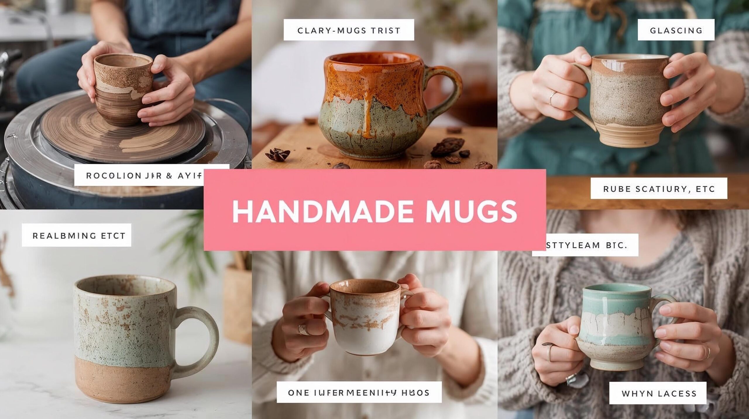 Safe Mug stack the ultimate guide to handmade mugs explore styles, materials, and how to choose your perfect piece. give me images for this vlog