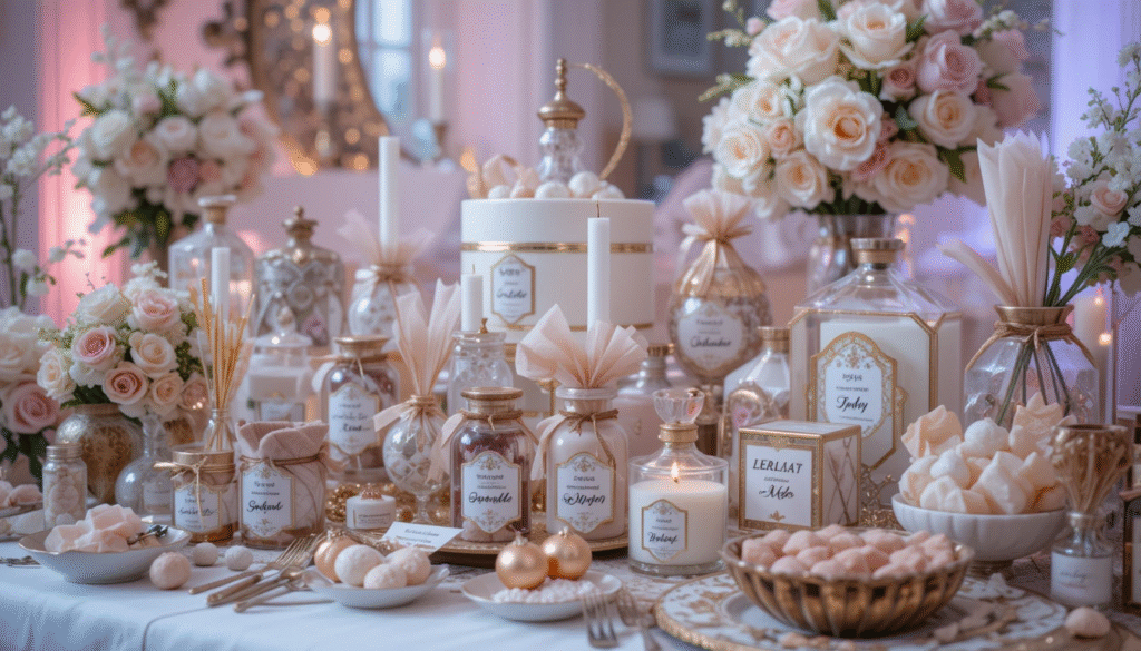 Artisan wedding favors