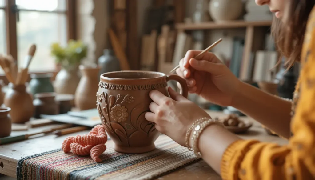 handcrafted gift Vase