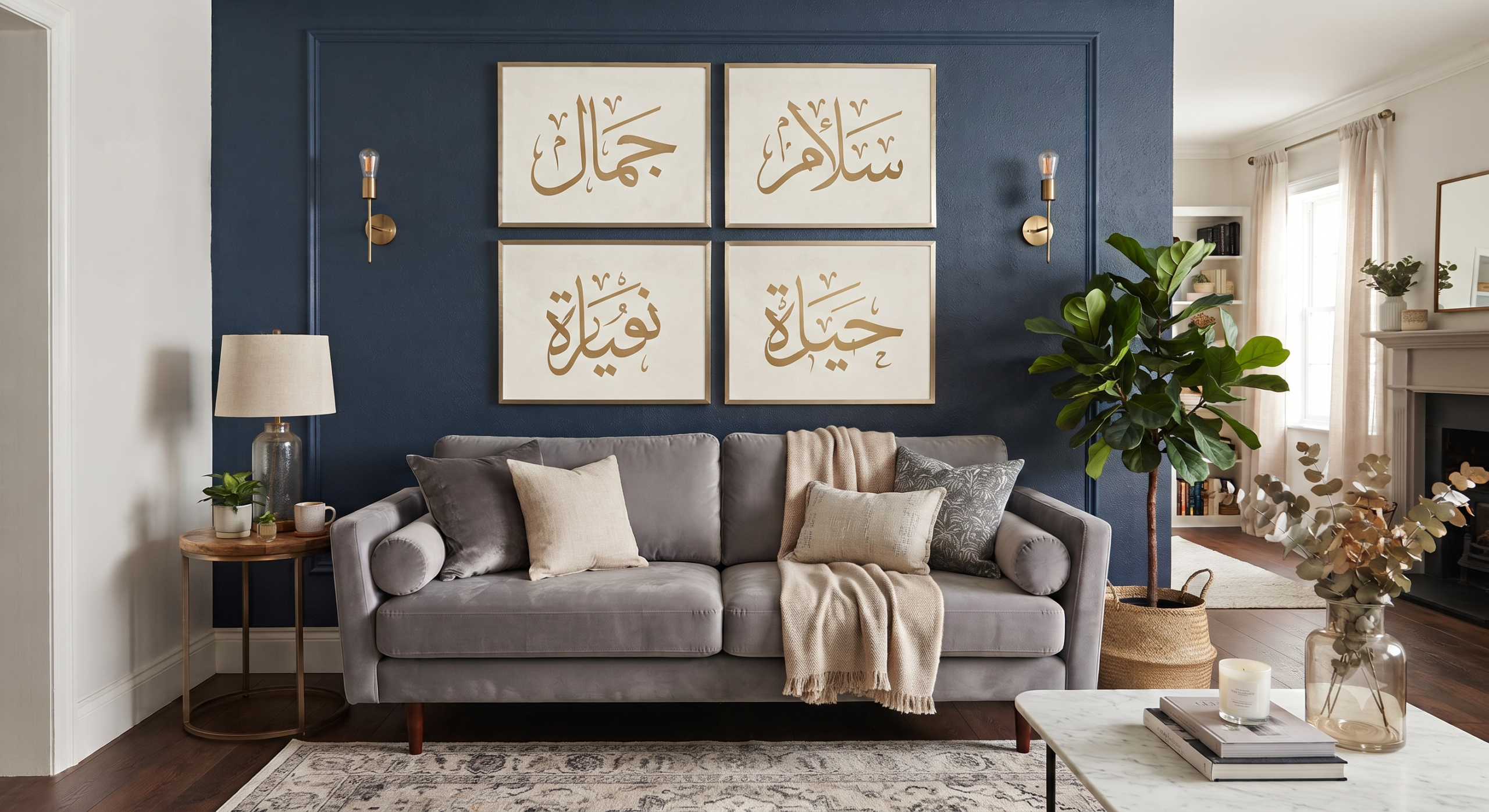 Arabic Calligraphy Wall Art in the UAE: How to Choose Handmade Canvas Art for Modern Homes wall art for living room