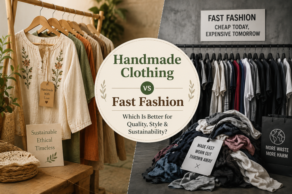 Handmade Clothing vs Fast Fashion: Which Is Better for Quality, Style & Sustainability? handmade clothing