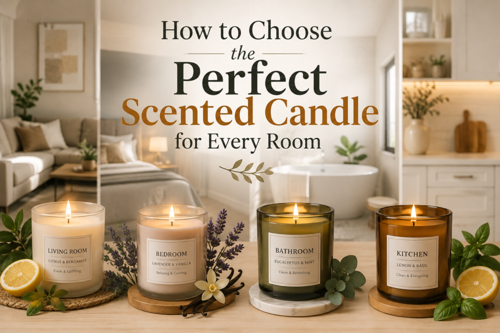 how to choose the perfect scented candle for every room