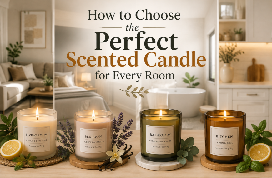 how to choose the perfect scented candle for every room